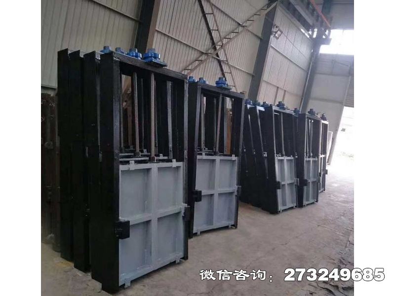 鄂州水利局排澇機(jī)閘一體閘門