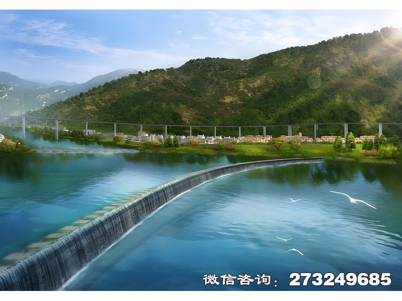 通遼河道景觀液壓壩