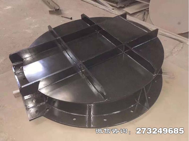 白沙鑄鐵圓形抗震拍門