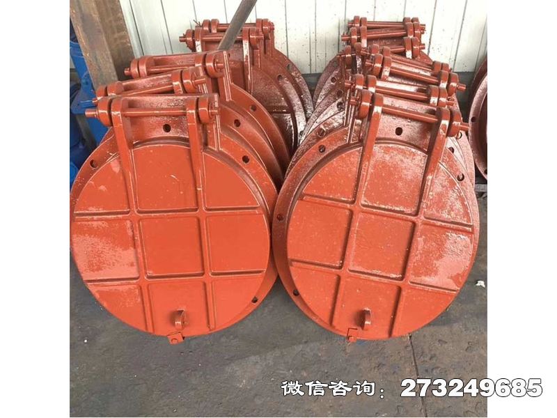 海城鑄鐵圓形抗沖擊拍門